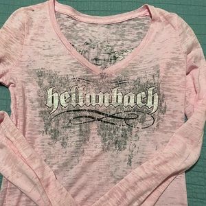 Hellanbach Pink Long Sleeve Women’s Shirt
